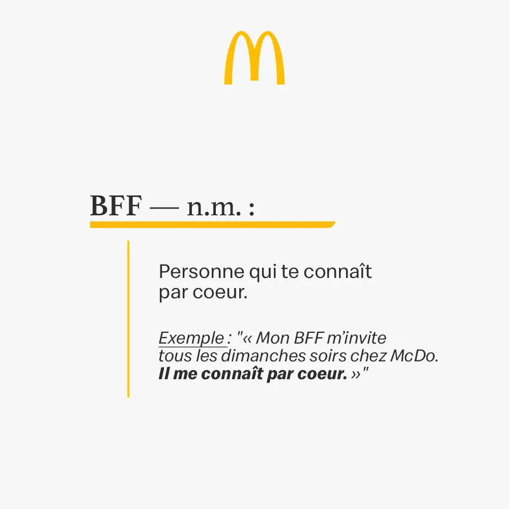 McDonald's France social creative 12