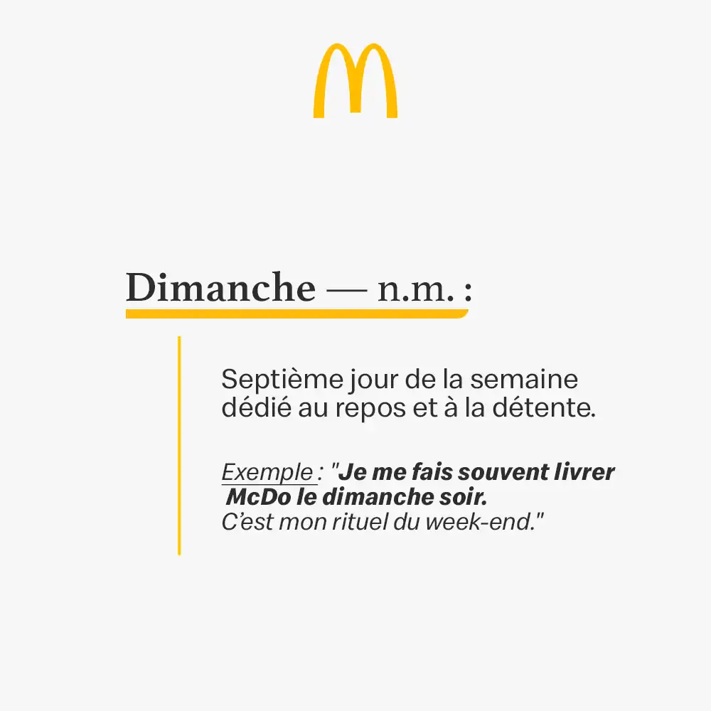McDonald's France social creative 1