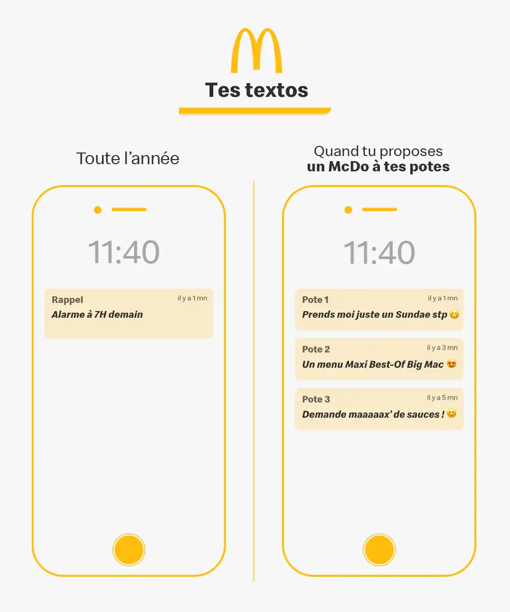 McDonald's France social creative 7