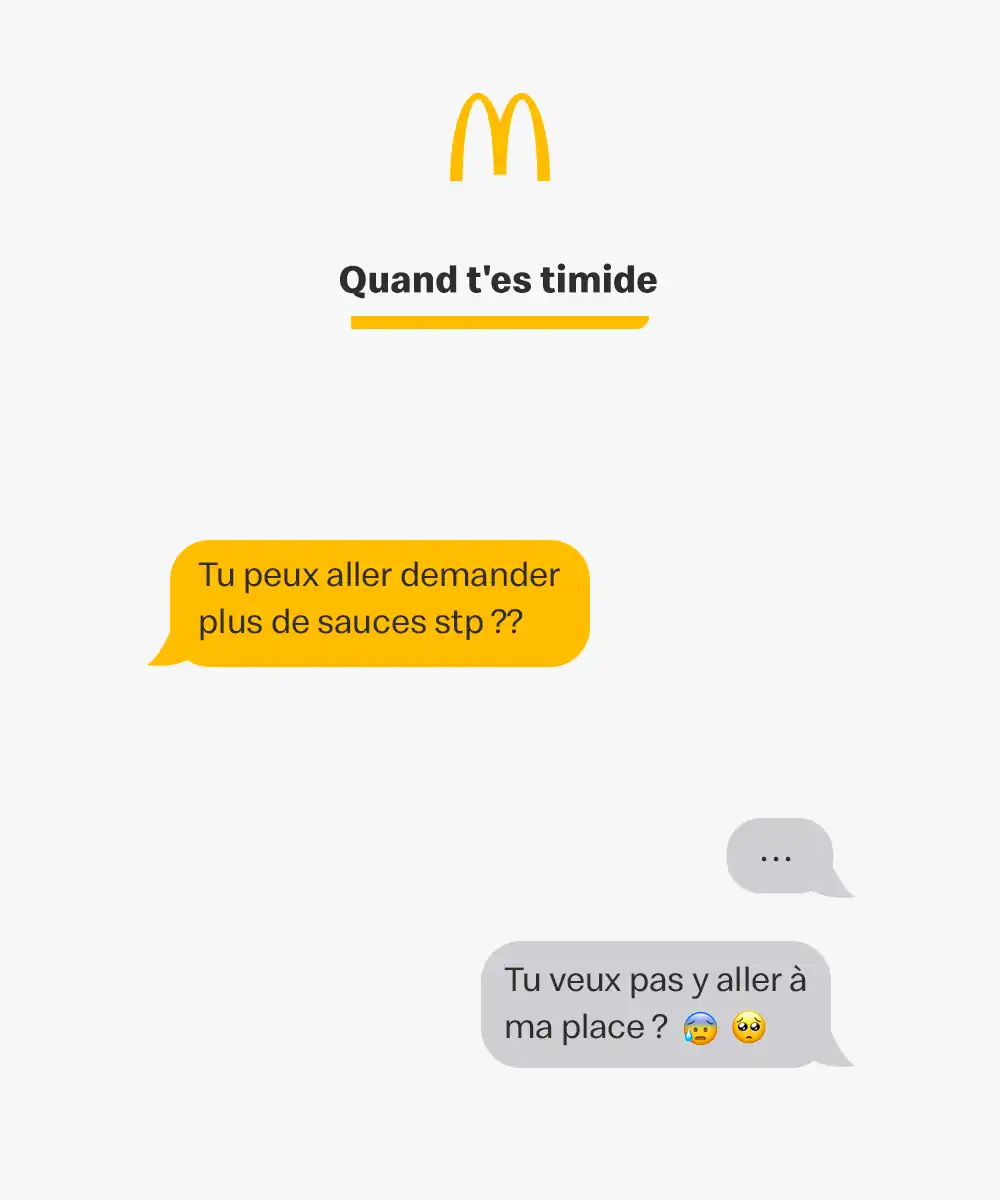 McDonald's France social creative 5